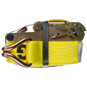33ft | 2in Width Cargo Tie Down Strap | 3333lb Load Capacity | Ratchet Yellow Strap 33ft | 2in Width Cargo Tie Down Strap | 3333lb Load Capacity | Ratchet Yellow Strap