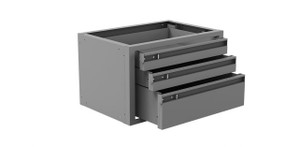 Heavy-Duty Van Storage Cabinet | 3 Drawers, Easy Access, Steel | Holman Shelving Units