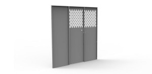 Holman Gray Steel Bulkhead Divider | 18 Gauge Strong & Secure, Easy Install, Noise Reduction Holman Gray Steel Bulkhead Divider | 18 Gauge Strong & Secure, Easy Install, Noise Reduction