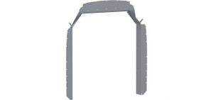 Rugged Steel Bulkhead Divider | Fits Holman 40660/ 40661/ 40665 | Ford Transit Models | Provides Security & Safety