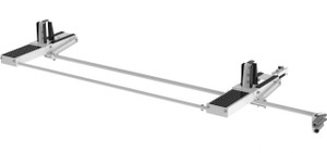 Holman Drop Down Ladder Rack|For Holman #4097T & 40973|Adjustable Clamps|Secure Extension Ladders|Zinc Epoxy Primed|Quick Install