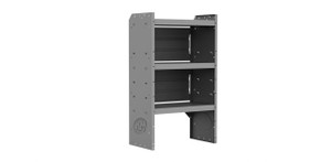 Holman Van Storage Shelf Unit | Heavy Duty Lance Support | Adjustable Shelves | Contoured Design | Powder Coated | Grey
