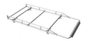 Fits 2015-2022 Ram ProMaster City Holman Ladder Rack 4PCAMR Pro III Series; 200 Pound Capacity; Top Mount Bolt-On Mount; Multi-Fit; Aluminum