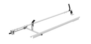 Fits 2015-2022 Ram ProMaster City Holman Ladder Rack 4PCSCD Rain Gutter Mount; Multi-Fit; Powder Coated; White; Steel