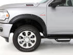Bushwacker Pocket Style Fender Flare Set | Compatible with 2007-2013 Chevy Silverado 1500 | 2 Inch Tire Coverage | Durable ABS Material | Matte Black Finish | Easy Installation