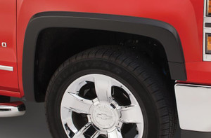 Enhance Your 2014-2019 Chevrolet Silverado With Bushwacker Fender Flares | Matte Black Dura-Flex 2000 ABS | 3/4 Inch Tire Coverage | Set of 4