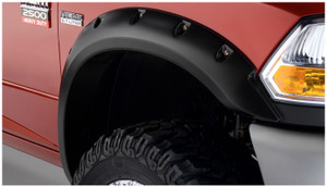 Ultimate Protection! Bushwacker Fender Flares | Pocket Style | 2500,3500 Ram, Ram 3500,2500 | Dura-Flex ABS, Matte Black | Set Of 2