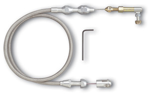 Upgrade your throttle with Lokar Hi-Tech Throttle Cable | Universal Fit | Stainless Steel | 24 Inch