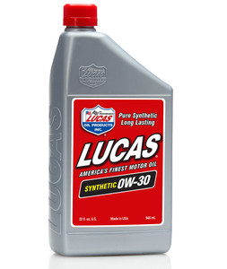 Lucas Oil Oil 10179 SAE 0W-30; Synthetic; 1 Quart Bottle; Single