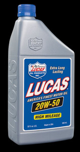 Lucas Oil SAE 20W-50 Quart Bottle | Racing Engines Proven Choice | Enhanced API SN Formula