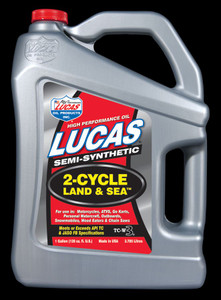 Lucas Oil Land & Sea  Racing Oil | 1 Gallon Jug - Semi-Synthetic | Exceeds Industry Performance