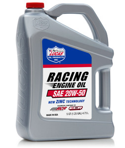 Lucas Oil SAE 20W-50 Synthetic Racing Oil | High Zinc | High RPM Performance | 5 Quart Jug Lucas Oil SAE 20W-50 Synthetic Racing Oil | High Zinc | High RPM Performance | 5 Quart Jug