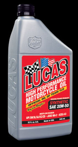 Lucas Oil Synthetic Oil | SAE 20W-50 | High Performance | 1 Quart Bottle Lucas Oil Synthetic Oil | SAE 20W-50 | High Performance | 1 Quart Bottle