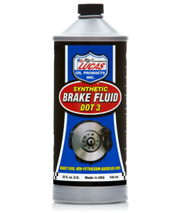 Lucas Oil Brake Fluid | Glycol Ether Based DOT 3 | 1 Quart Bottle | Rust & Corrosion Protection