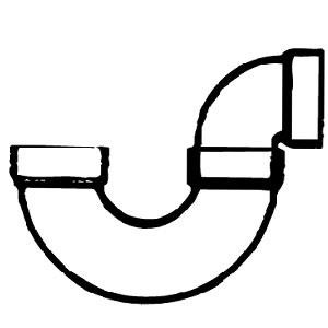 LaSalle Bristol Sink Trap: High Quality ABS Plastic P-Trap | Made in USA LaSalle Bristol Sink Trap: High Quality ABS Plastic P-Trap | Made in USA