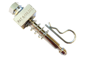 Silent Hitch Pin | Class III 5/8 Inch Diameter Pin | Heavy-Duty Chrome Steel | RV Approved Silent Hitch Pin | Class III 5/8 Inch Diameter Pin | Heavy-Duty Chrome Steel | RV Approved
