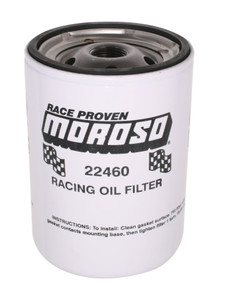 Moroso Performance Steel Mesh Oil Filter | Maximum Flow, Anti-Drainback Valve, 27 Micron | Racing Fuel Compatible Moroso Performance Steel Mesh Oil Filter | Maximum Flow, Anti-Drainback Valve, 27 Micron | Racing Fuel Compatible