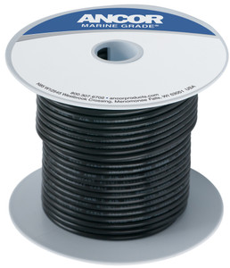 Marine Grade Primary Wire | Stranded 18 Gauge Black | Flexible PVC Insulation | 100ft Spool Marine Grade Primary Wire | Stranded 18 Gauge Black | Flexible PVC Insulation | 100ft Spool