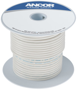 Premium Marine Grade 14 Gauge White Primary Wire | 100 Ft Spool | Tinned Copper | Flexible Insulation | Salt Water Resistant Premium Marine Grade 14 Gauge White Primary Wire | 100 Ft Spool | Tinned Copper | Flexible Insulation | Salt Water Resistant