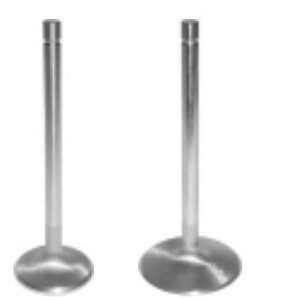 Enhance Your Small Block Chevy | Manley Intake Valve Set Of 8 | Chrome Stems, NK-844 Stainless Steel