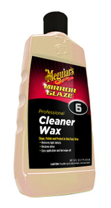 Meguiars Mirror Glaze Cleaner Wax | One-Step Clean, Polish, & Protect | High Gloss Finish