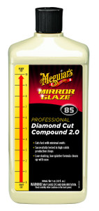 Meguiars Mirror Glaze Diamond Cut Compound | Removes Light Swirls, Adds Gloss Clarity | High-Speed, Low Swirl Formula Meguiars Mirror Glaze Diamond Cut Compound | Removes Light Swirls, Adds Gloss Clarity | High-Speed, Low Swirl Formula