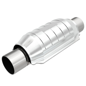 Magnaflow 48 State Catalytic Converter | Ribbed Body Stainless Steel | Monolithic Honeycomb Catalyst