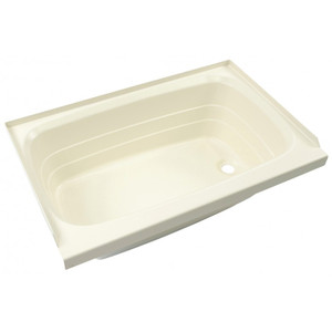 Durable ABS Bathtub | Better Bath 24x36 | White, Right Hand Drain | Smooth Floor, No Seat Durable ABS Bathtub | Better Bath 24x36 | White, Right Hand Drain | Smooth Floor, No Seat