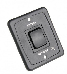 Effortlessly control your Solera Power Awning | Durable black switch