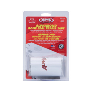 Superior Roof Repair Tape for EPDM/TPO/PVC | 4" x 10' | White