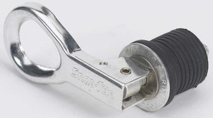Moeller Marine Boat Drain Plug | Aluminum Snap-Tite Bailer Seal Plug | 1" Diameter