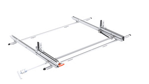 Adjustable Van Roof Mount Ladder Rack | Fits 2018-2023 Ford Transit-250, Transit-150, Transit-350 HD | Up to 32ft Extendable Ladders!