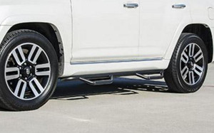 Custom Fit | N-Fab Nerf Bar for Toyota 4Runner | W2W Series, With Drop Down Steps, Rocker Panel Mount