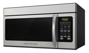 Contoure Over-the-Range Microwave Oven | 1.6 Cu. Ft Capacity | 900W Cooking Power | Convection Bake/Roast | Stainless Steel Contoure Over-the-Range Microwave Oven | 1.6 Cu. Ft Capacity | 900W Cooking Power | Convection Bake/Roast | Stainless Steel