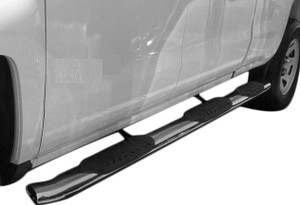 Ultimate Protection | Stainless Steel Nerf Bar | Fits 2007-2019 Chevy Silverado, GMC Sierra | With Bed Step Ultimate Protection | Stainless Steel Nerf Bar | Fits 2007-2019 Chevy Silverado, GMC Sierra | With Bed Step