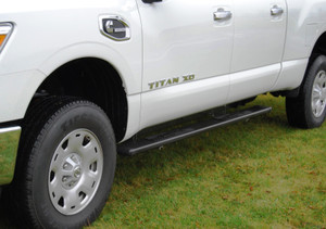 Ultimate Style & Durability Fusion | Full Cab Length Running Boards Nissan Titan XD,Titan