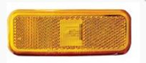 Optronics MC44 SERIES Clearance Light | 4x1.5 Inch Rectangular | Amber Lens, ABS Housing, Surface Mount