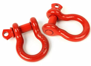 Rugged Ridge Heavy-Duty 3/4 Inch D-Ring Shackles | 9,500lb Limit | Set Of 2 Rugged Ridge Heavy-Duty 3/4 Inch D-Ring Shackles | 9,500lb Limit | Set Of 2