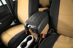 Rugged Ridge Console Lid Cover | Protects from Wear And Tear | Tire Tread Design | Fits Jeep Wrangler JK Rugged Ridge Console Lid Cover | Protects from Wear And Tear | Tire Tread Design | Fits Jeep Wrangler JK