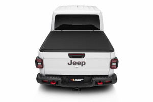 Rugged Ridge ARMIS Roll-Up Tonneau Cover | Matte Black Aluminum Slats | 100% Full Bed Access | Fits 2020 Jeep Gladiator JT