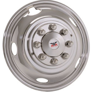 Ultimate Upgrade for Dodge Ram 3500 | Phoenix USA Wheel Simulator Set of 4 | Polished Stainless Steel