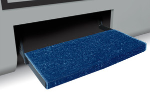 Imperial Blue Entry Step Rug | Protects Interior, Weather-Resistant | 23 Inch Width | Easy Installation