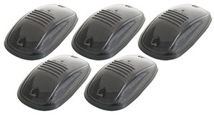 Pacer Performance Roof Marker Light 20-246S Hi-Five; Direct-Fit OEM Style; Smoke Lens; 194 Bulb; Amber Bulb; 5 Light Set; With Wiring Harness Pacer Performance Roof Marker Light 20-246S Hi-Five; Direct-Fit OEM Style; Smoke Lens; 194 Bulb; Amber Bulb; 5 Light Set; With Wiring Harness
