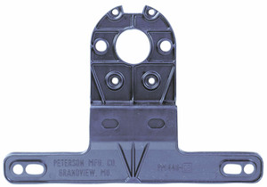 Peterson Mfg. License Plate Bracket | Fits with Most PM Tail Lights | Corrosion-Free Black Plastic | Limited Warranty Peterson Mfg. License Plate Bracket | Fits with Most PM Tail Lights | Corrosion-Free Black Plastic | Limited Warranty