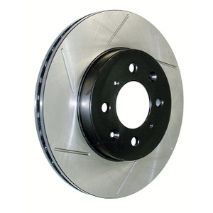 SportStop Slotted Brake Rotor | Premium E-Coated Alloy | Single Rotor | Performance Design