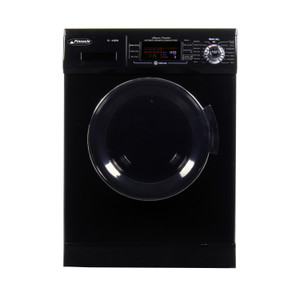 Pinnacle Front Load Washer Dryer Combo | Black Stainless Steel Drum | 13lb Capacity | 7 Wash Cycles | 1200 RPM Motor