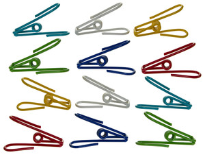 Organize in Style with Prepworks Kitchen Wire Clips | Set Of 12 Assorted Colors | Great for Kitchen, Office, or Workroom