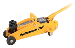 Maximum Power 4000 lb Hydraulic Floor Jack | Swivel Casters | Heavy Duty Steel Arm