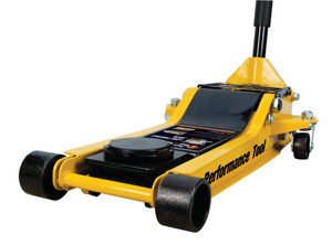 Performance Tool Hydraulic Floor Jack | 3.5 Ton Capacity | Double-Pump Mechanism | Durable Steel Frame
