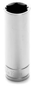 Get the Ultimate Power with Performance Tool 1/2 Inch Drive 19mm Deep Socket | Polished Nickel Finish, Vanadium Steel, 6 Point